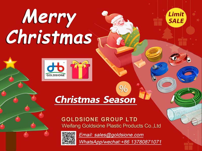 Christmas Holidays with Exclusive Goldsione PVC Hose Discounts